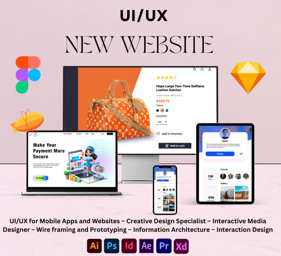 Creative UI/UX Websites Designs - Iconic Graphics